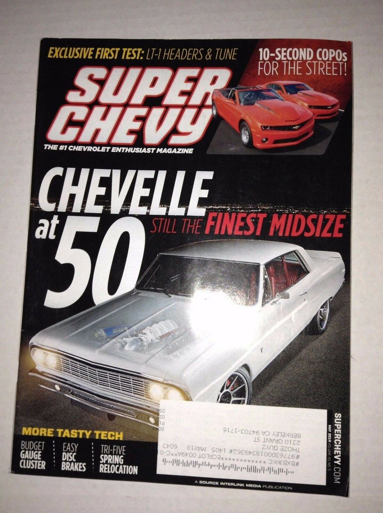 Super Chevy Magazine Chevelle at 50 May 2014 030717NONRH
