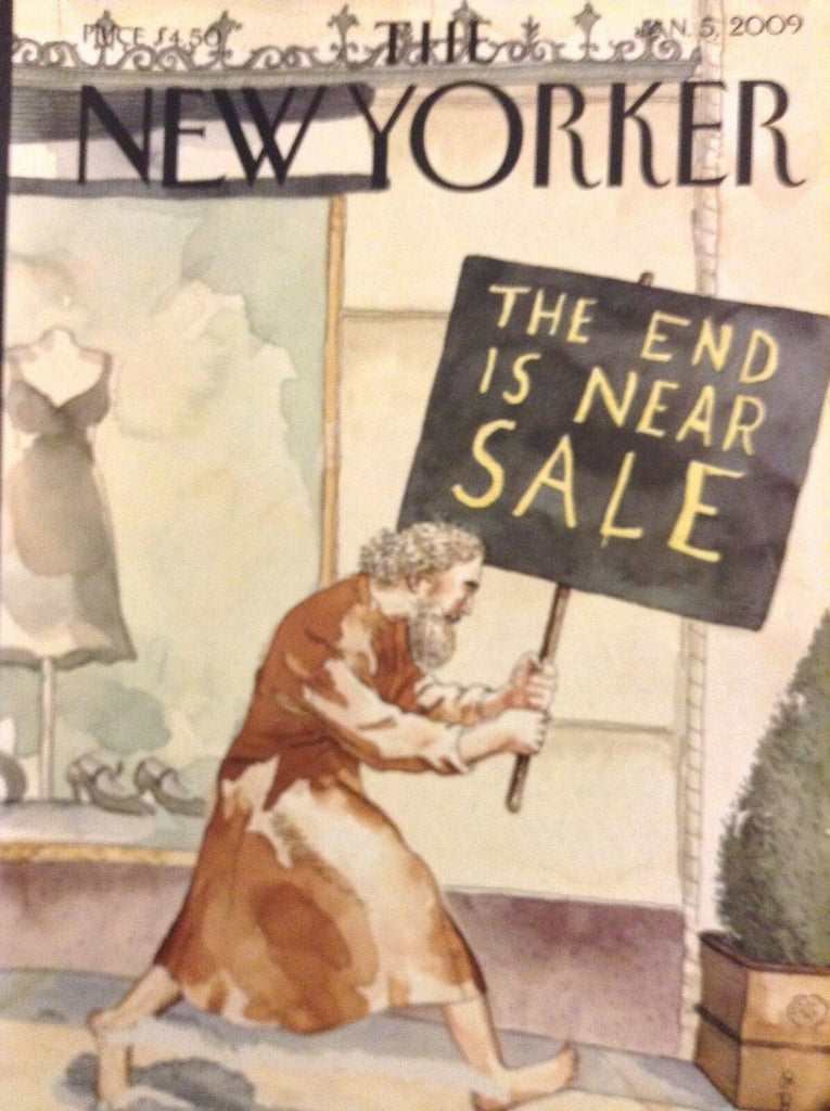The New Yorker Magazine The End Is Near Sale January 5, 2009 011218nonrh