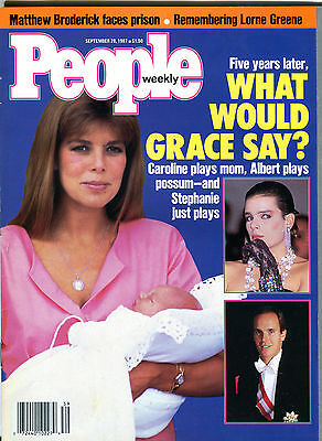People Magazine September 28 1987 Princess Grace EX 012116jhe