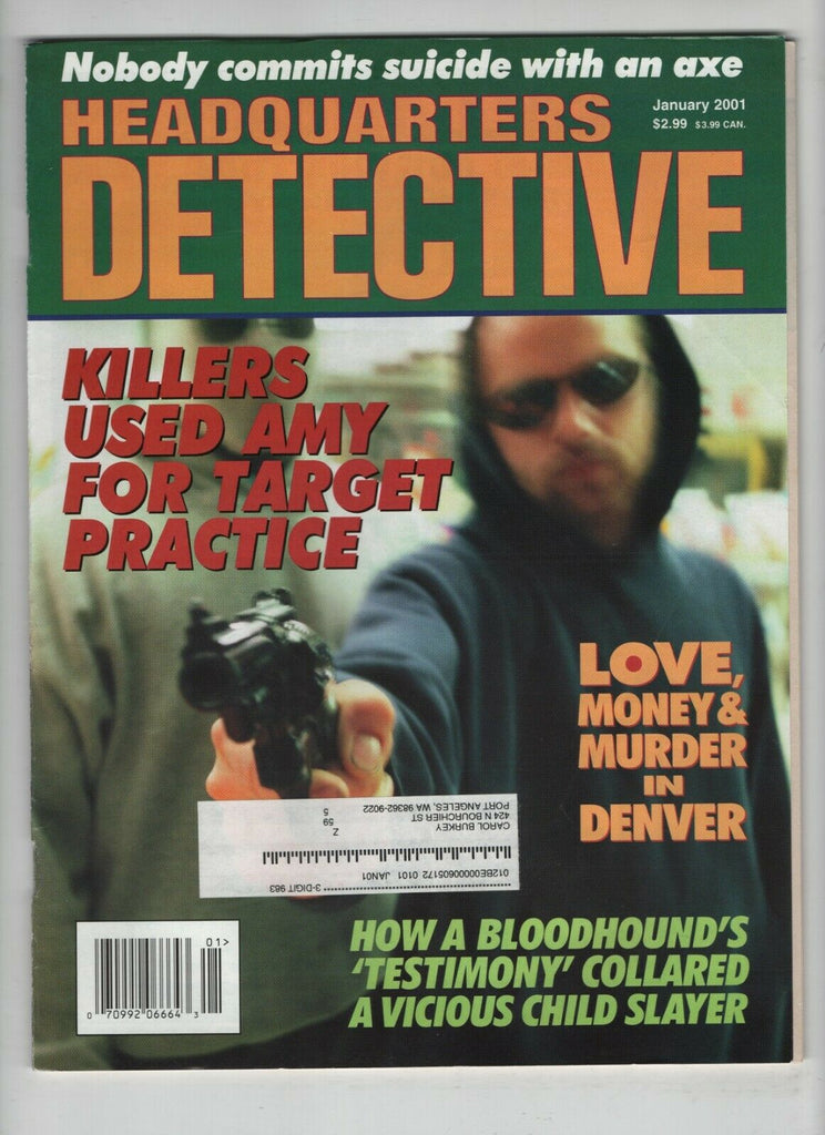 Headquarters Detective Mag Killers Target Practice January 2001 051120nonrh
