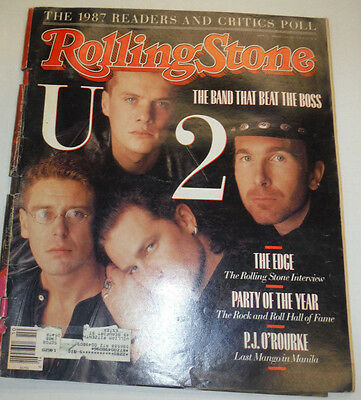 Rolling Stone Magazine U2 & P.J. O'Rourke March 1988 120314R2