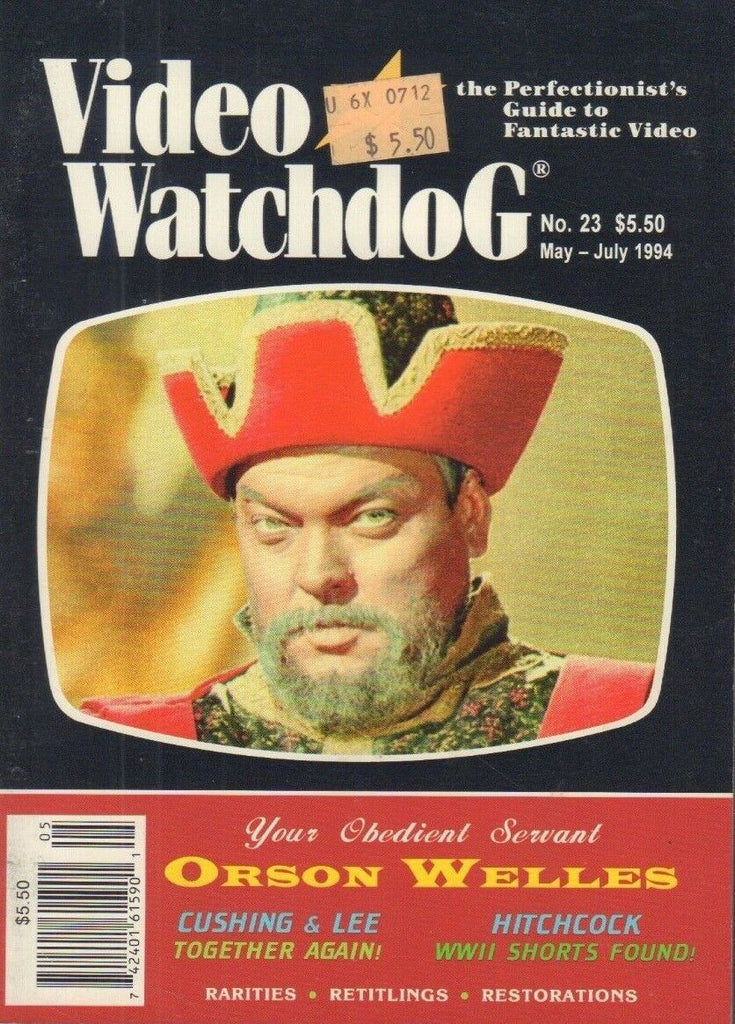 Video Watchdog no.23 Orson Welles Peter Cushing 021318DBE