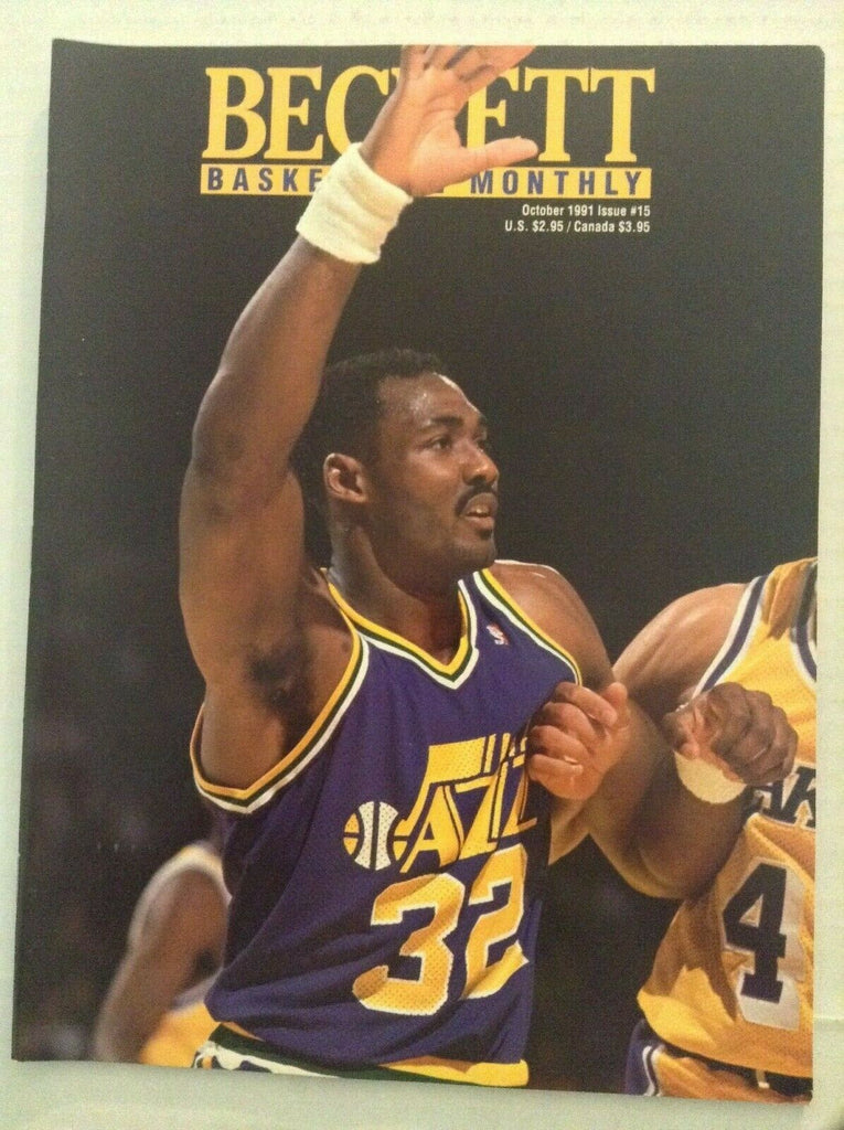 Beckett Basketball Monthly Isiah Thomas Shawn Kemp October 1991 072619nonrh