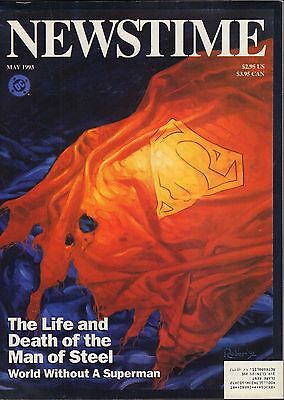 Newstime May 1993 DC Comics Life and Death of Superman VG 072916DBE