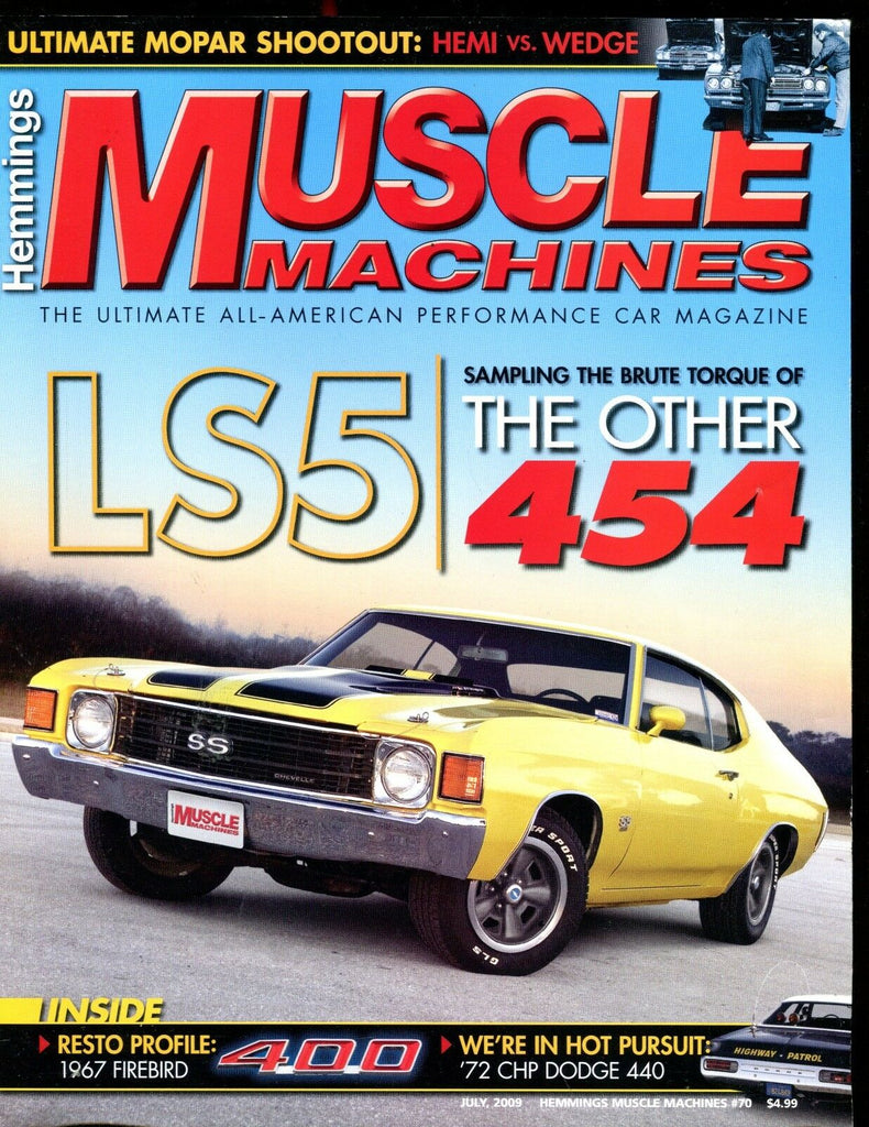 Muscle Machines Magazine July 2009 LS5 EX No ML 012517jhe