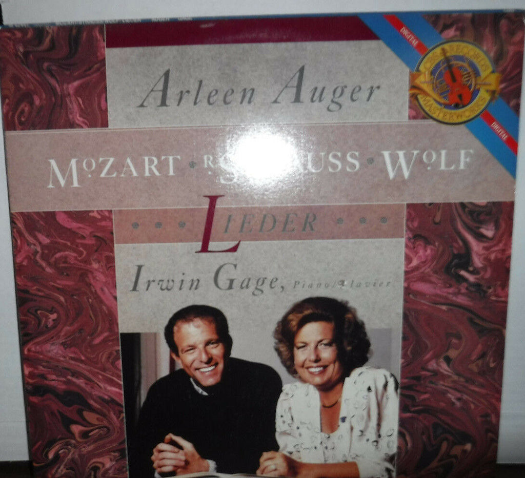 Arleen Auger Mozart R Strauss WOlf Lieder Irwin Gage, DAL 42447 010218LLE
