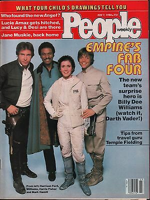 People Weekly July 7 1980 Harrison Ford, Mark Hamill VG 021016DBE