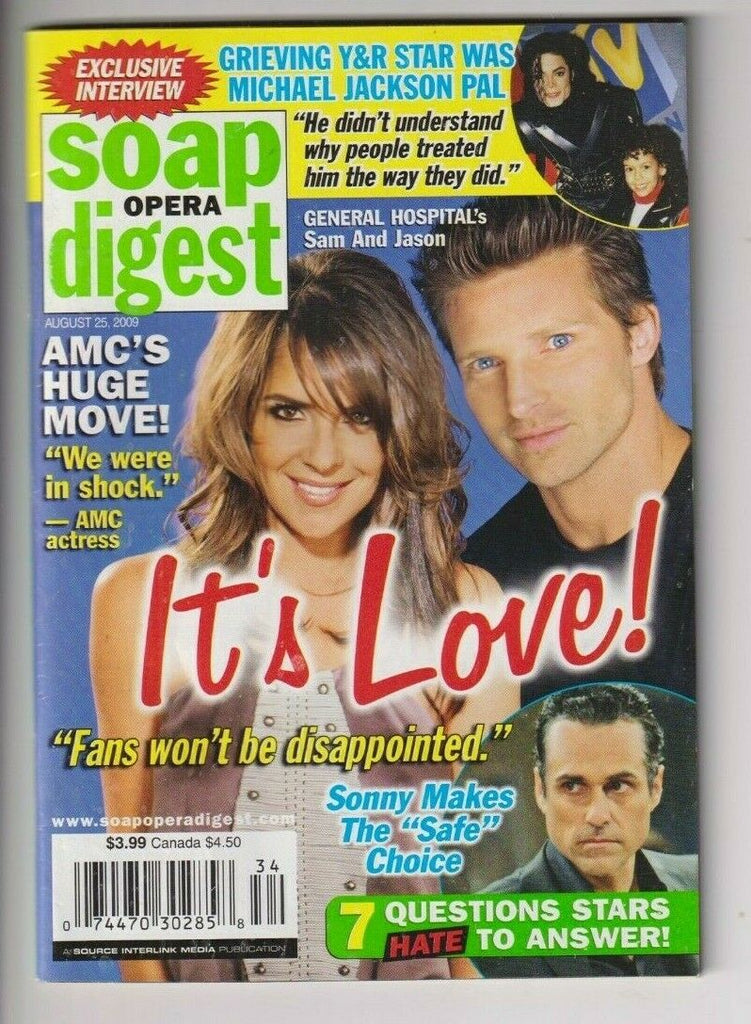 Soap Opera Digest General Hospital Michael Jackson August 25, 2009 111619nonr2
