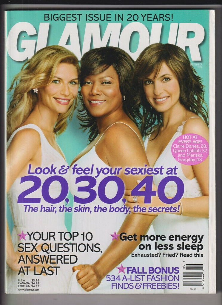 Glamour Magazine Claire Danes Queen Latifah September 2007 030320nonr