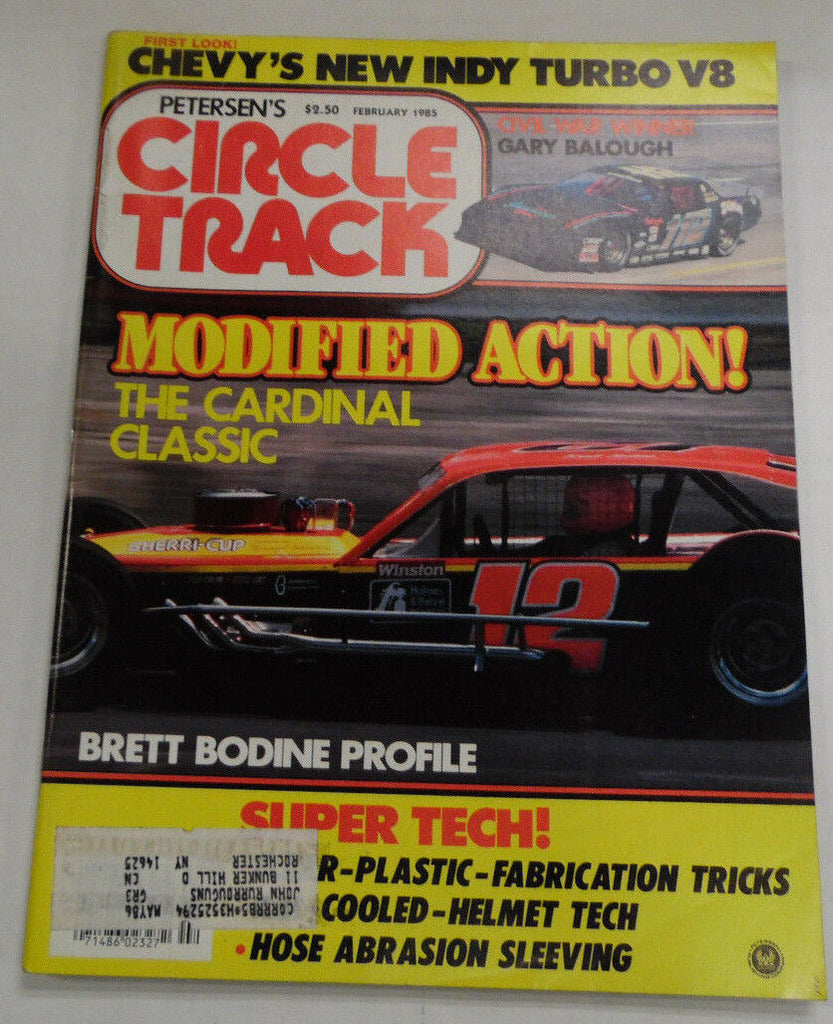 Circle Track Magazine The Cardinal Brett Bodine February 1985 040317nonr