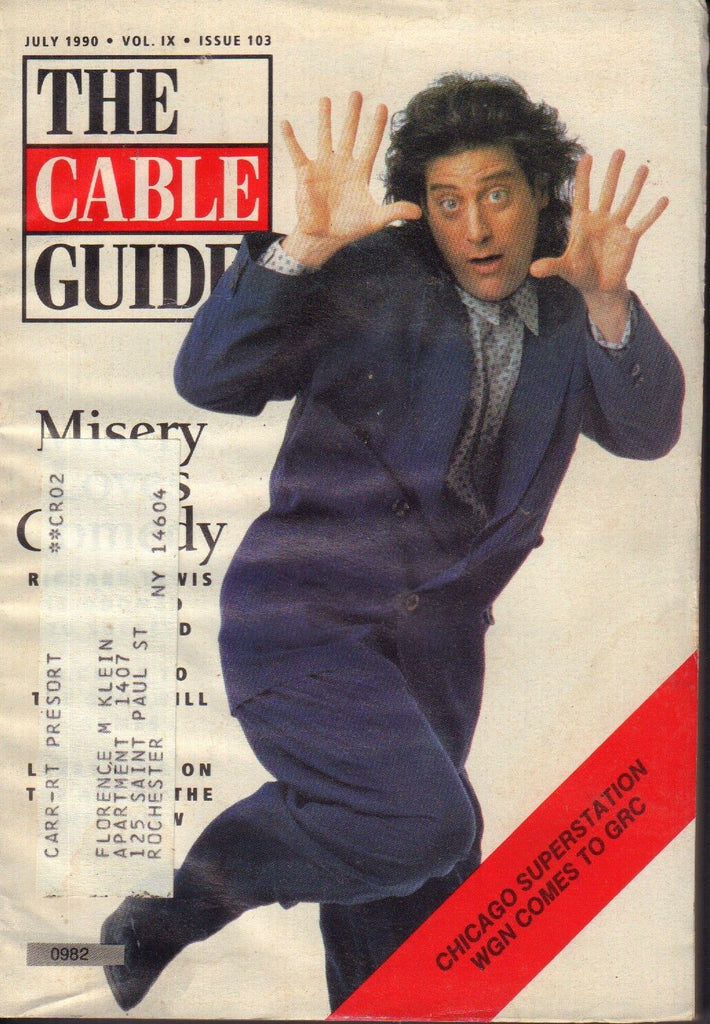 The Cable Guide Magazine July 1990 Richard Lewis 090917nonjhe