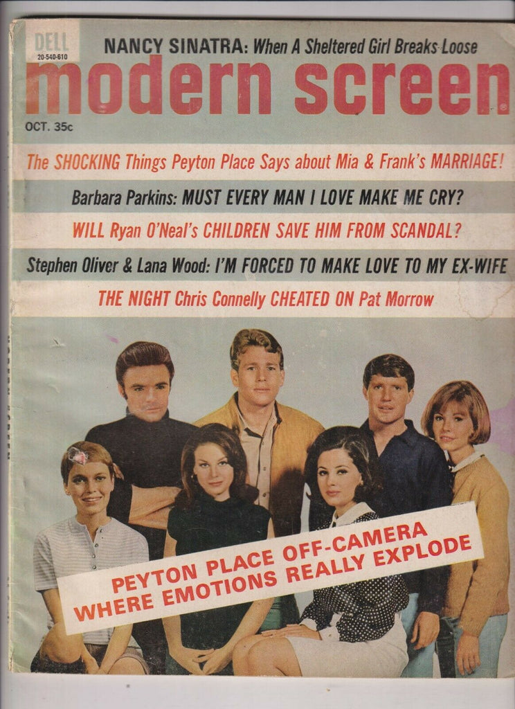 Modern Screen Mag Barbara Parkins Nancy Sinatra October 1966 111219nonr2