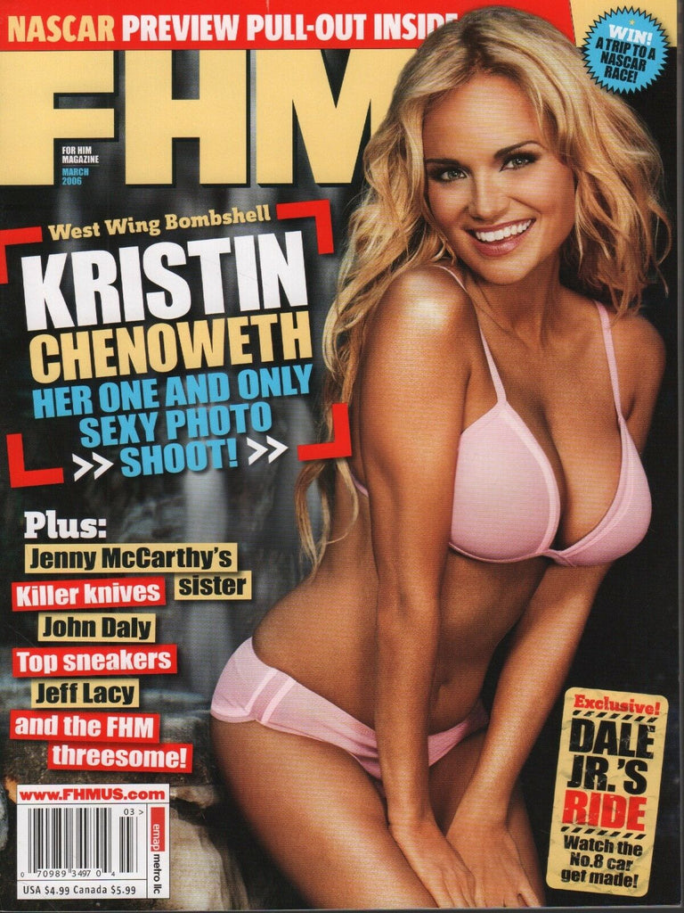 FHM March 2006 Kristin Chenoweth Jenny McCarthy John Daly 070618DBE