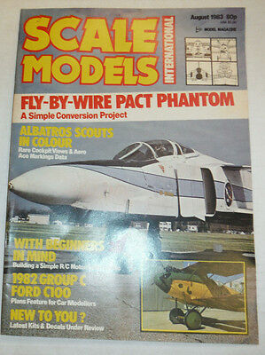 Scale Models Magazine Albatros Scouts In Colour August 1983 040915R