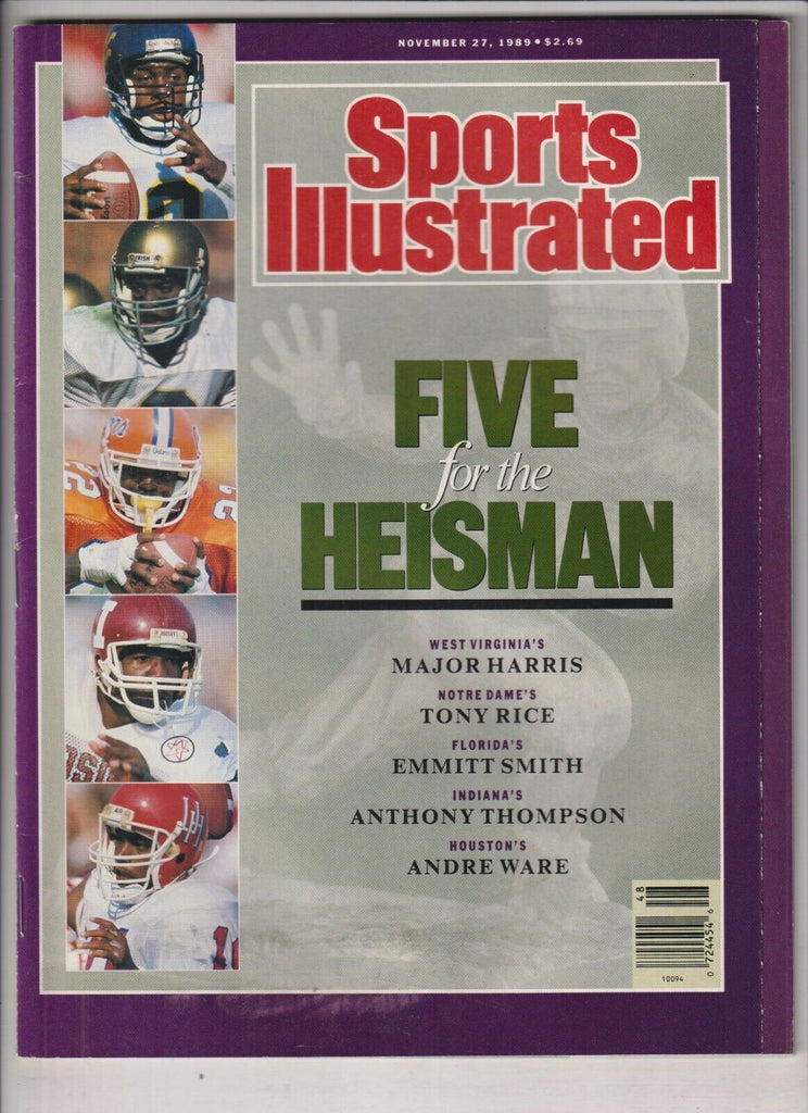Sports Illustrated Major Harris Emmitt Smith November 27, 1980 021720nonr