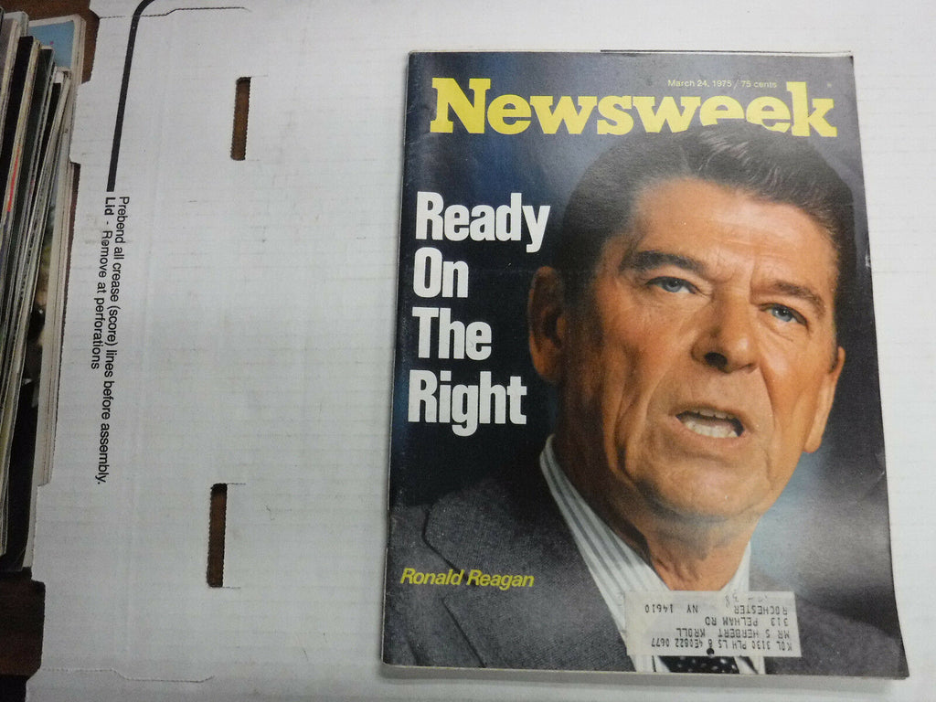 Newsweek Magazine Ronald Reagan March 24, 1975 100316R