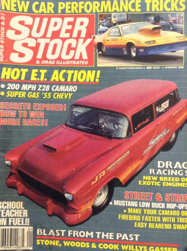 Super Stock Magazine Super Gas '55 Chevy January 1989 013118nonrh
