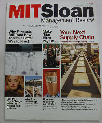 Mit Sloan Management Magazine Your Next Supply Chain Winter 2010 072115R2