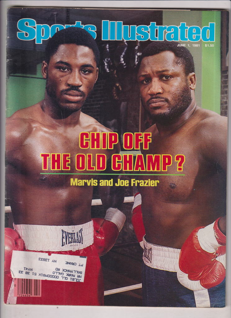 Sports Illustrated Mag Marvis & Joe Frazier June 1, 1981 011120nonr