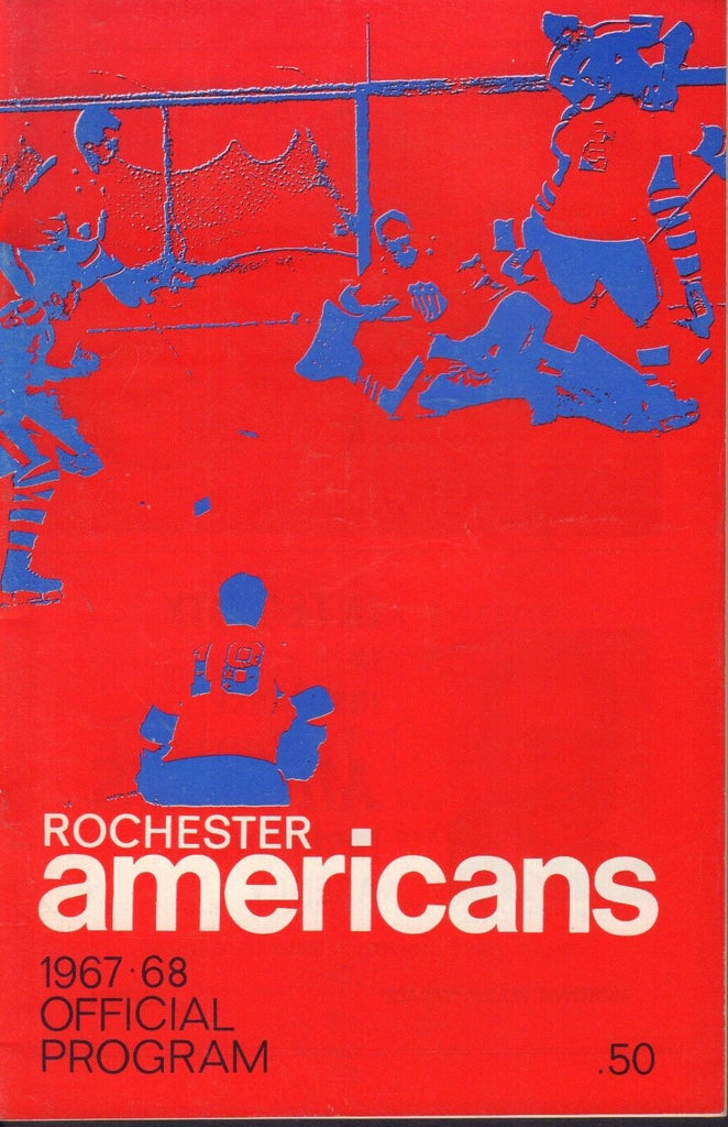 Rochester Americans 1967-68 Official Program 080217nonjhe