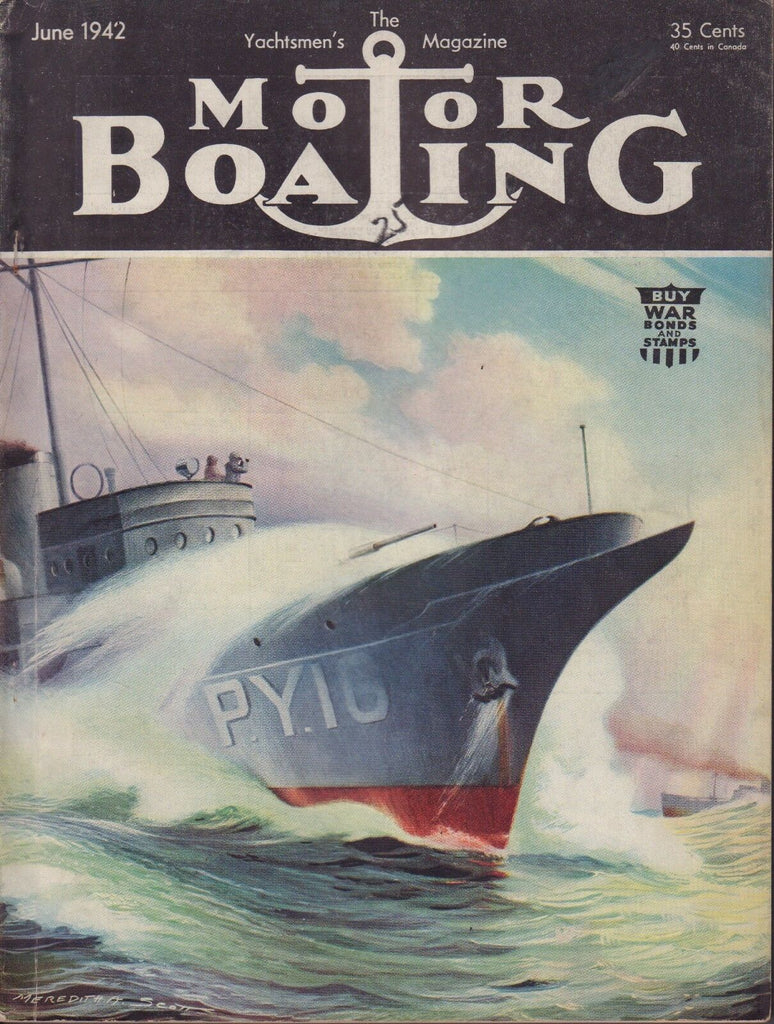 Motor Boating June 1942 Jinx, Marine Navigation,Army Boatmen 050817nonDBE