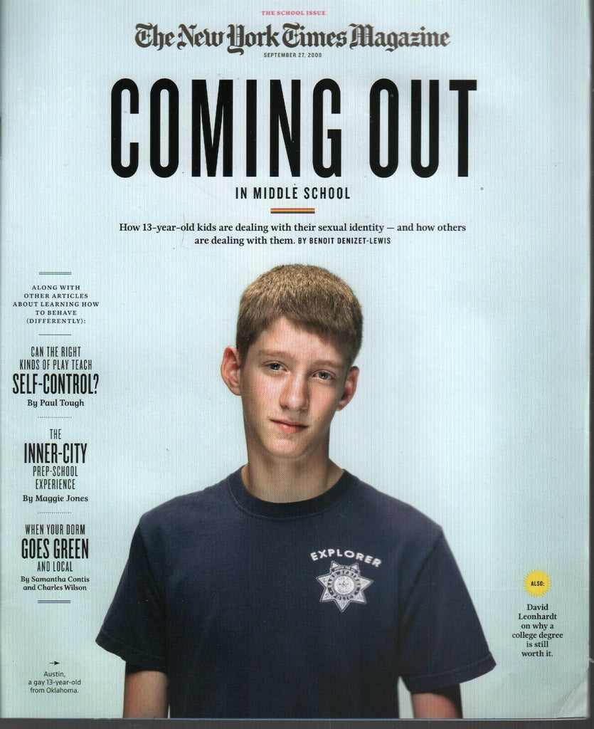 The New York Times Magazine September 27 2008 David Leonhardt 031820AME