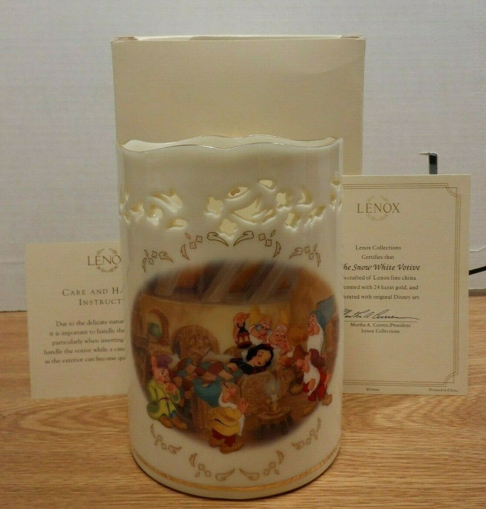 Disney Lenox The Snow White & The Seven Drawfs Votive Candle Holder 102819DBT2