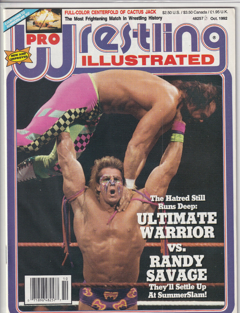 Pro Wrestling Illustrated Ultimate Warrior Randy Savage October 1992 052819nonr