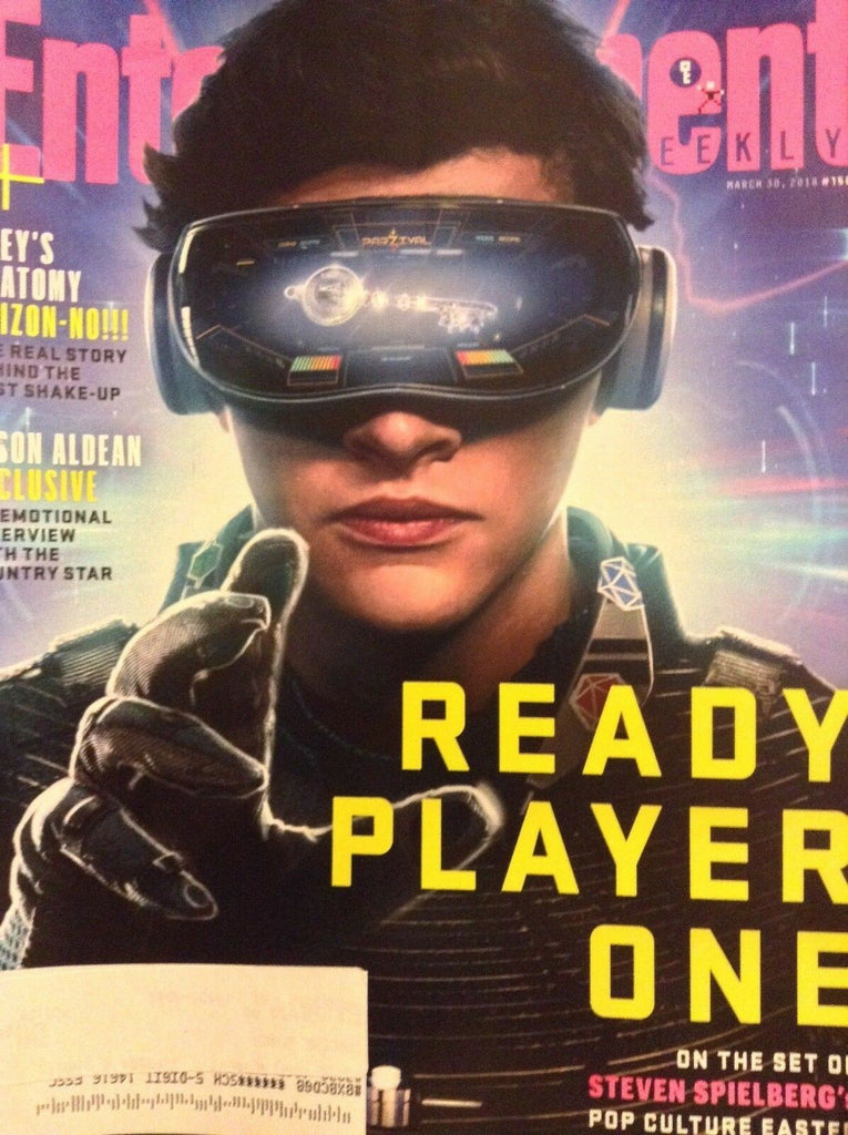 Entertainment Weekly Magazine Ready Player One March 30, 2018 051018nonrh