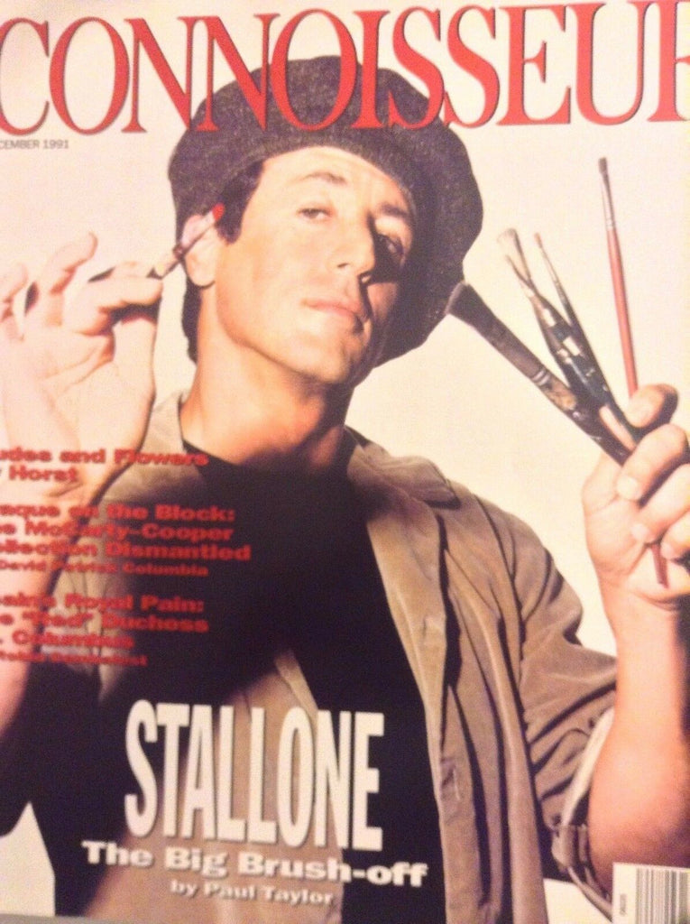Connoisseur Magazine Sylvester Stallone December 1991 100517NONRH2