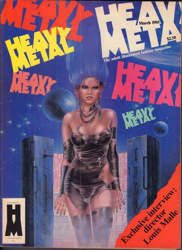 Heavy Metal March 1985 Louis Malle Illustrated Fantasy Magazine 011417DBE2