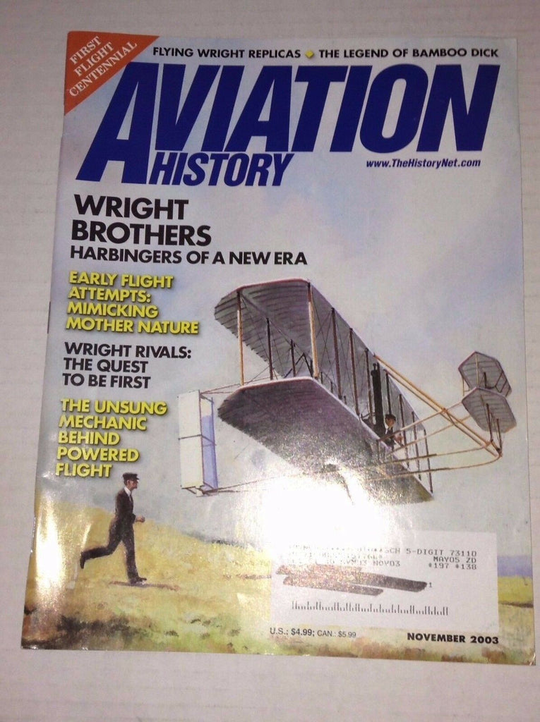 Aviation History Magazine The Wright Brothers November 2003 FAL 111916RH