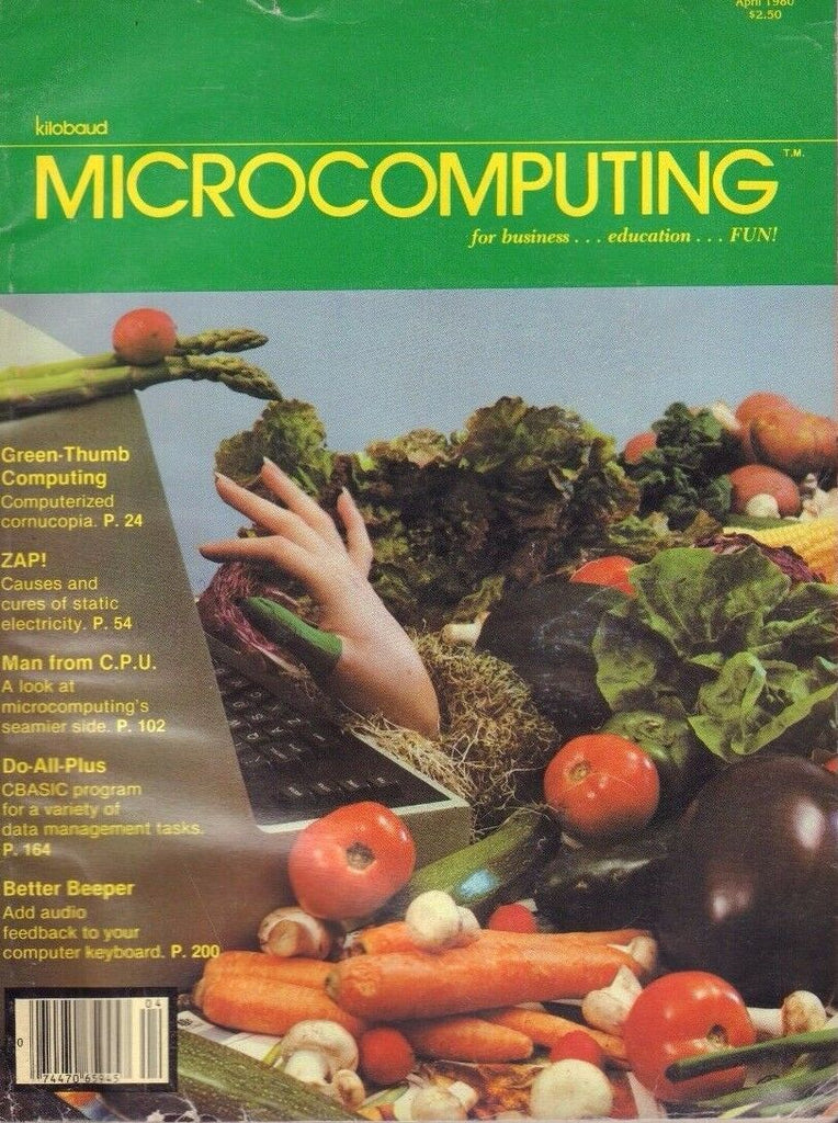 Kilobaud Microcomputing April 1980 CPU, Cornucopia 091217DBE