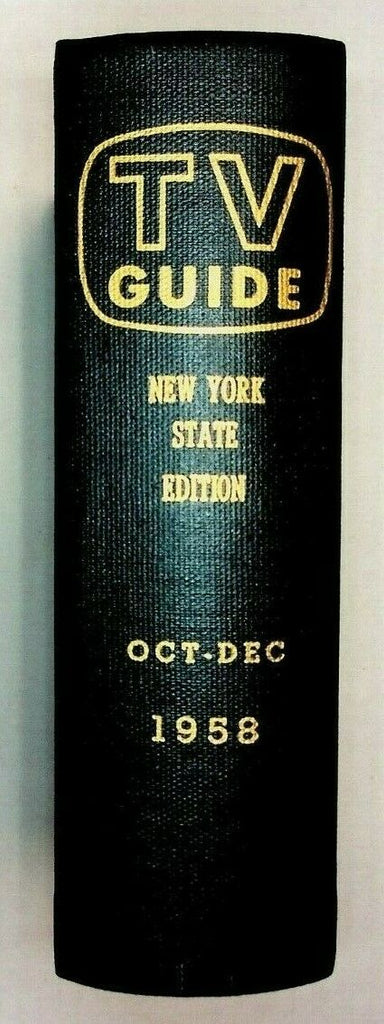 TV Guide New York State October-December 1958 13 Issues Bound NO ML 091820AME2
