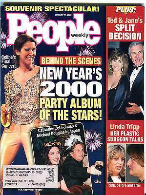 People Magazine January 17 2000 Celine Dion Ted Turner EX 012016jhe