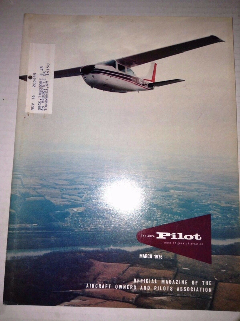 The AOPA Pilot Airplane Magazine Commerciail Airmail March 1976 120716rh2