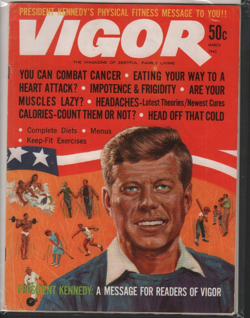 Vigor March 1963 John F Kennedy 061919AME