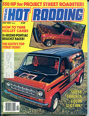 Popular Hot Rodding Magazine May 1976 Holley Carbs Pontiac ML VGEX 122215jhe