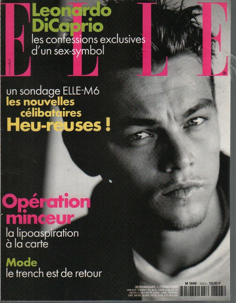 Elle French Magazine 7 Fevrier 2000 February Leonardo DiCaprio 090919AME