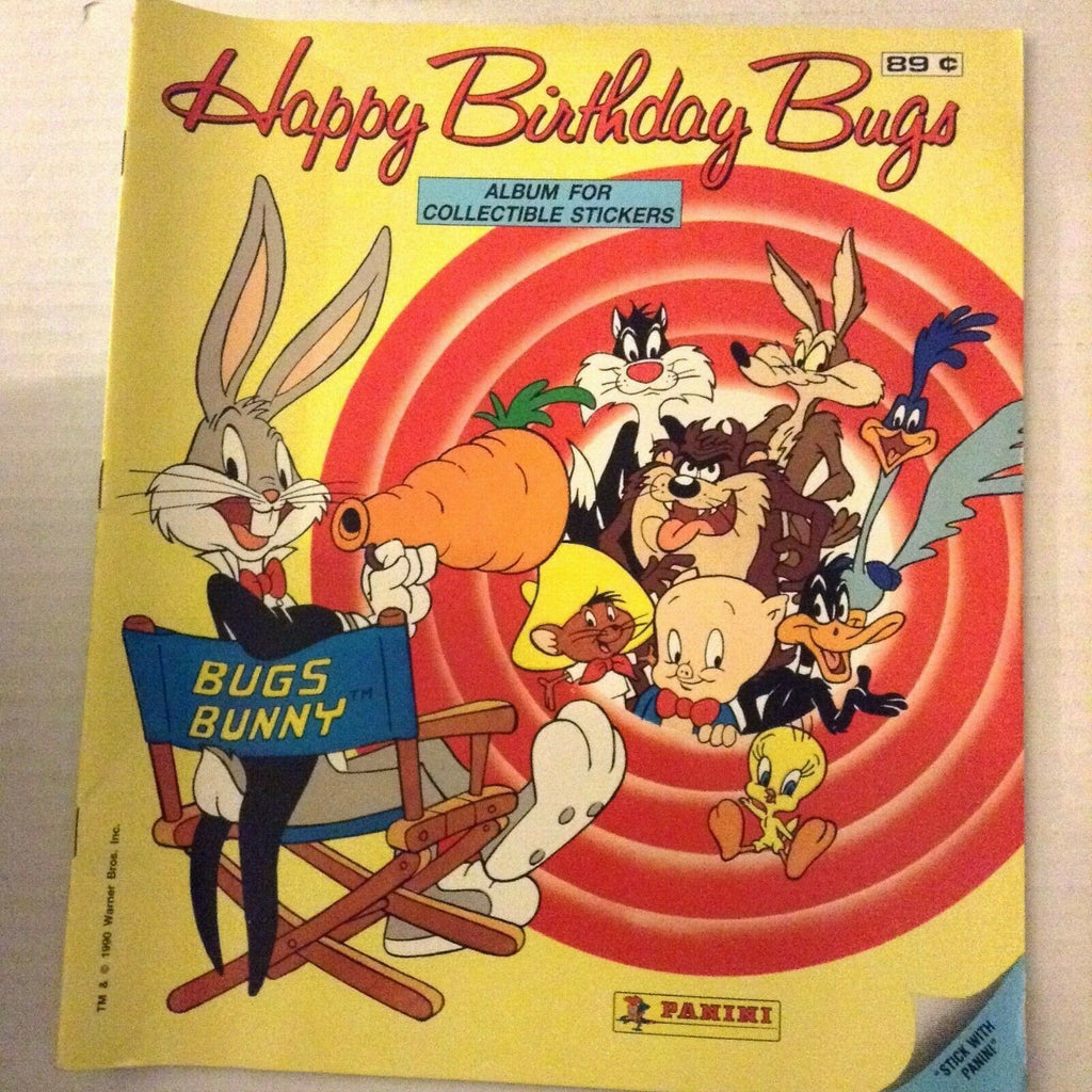 Happy Birthday Bugs Magazine Bugs Bunny Album For Stickers 1990s 040119nonrh