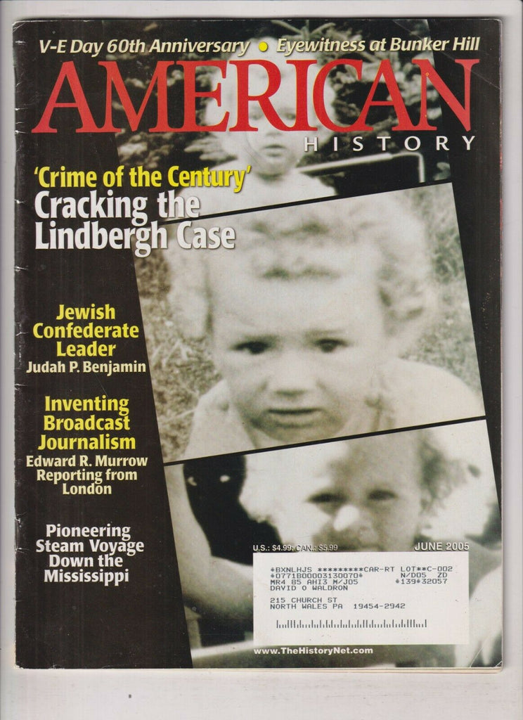 American History Mag Cracking The Lindbergh Case June 2005 033120nonrh