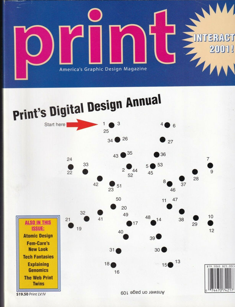 Print Magazine Digital Design Annual July/August 2001 050619nonr