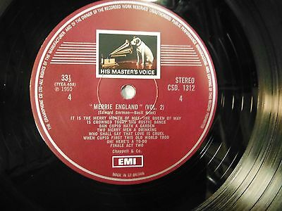 33 RPM Vinyl "Merrie England" (Vol.2) EMI CSD.1312 120814KME