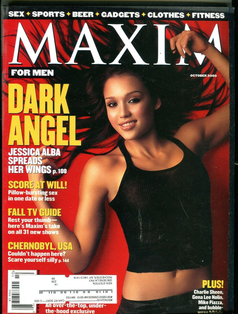 Maxim Magazine October 2000 Jessica Alba EX w/ML 100716jhe