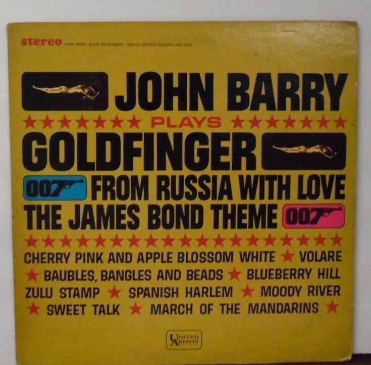 John Barry plays Goldfinger vinyl UAS6424 090318LLE