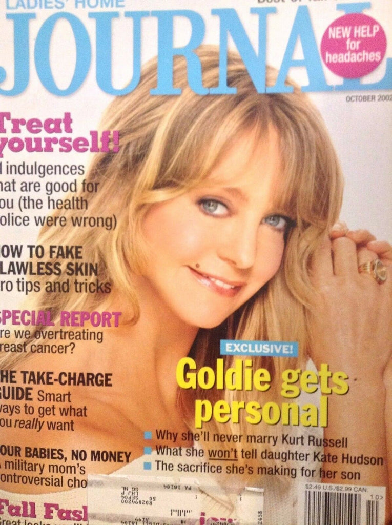 Ladies' Home Journal Magazine Goldie Hawns October 2002 101817nonrh