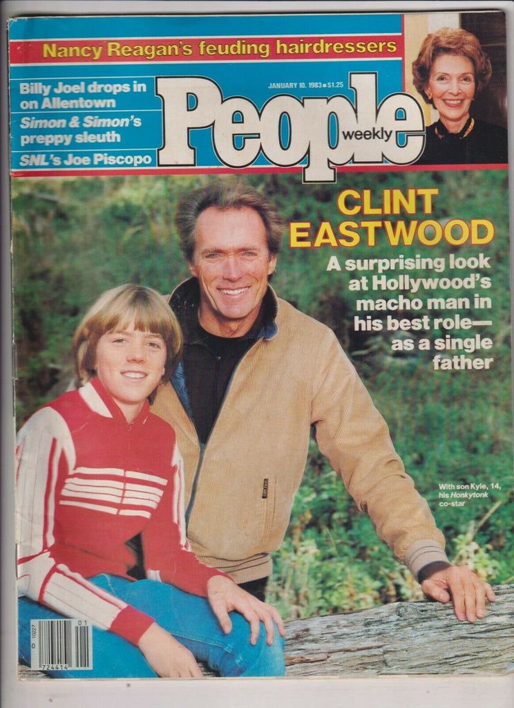 People Weekly Mag Clint Eastwood Nancy Reagan January 10 1983 020320nonr