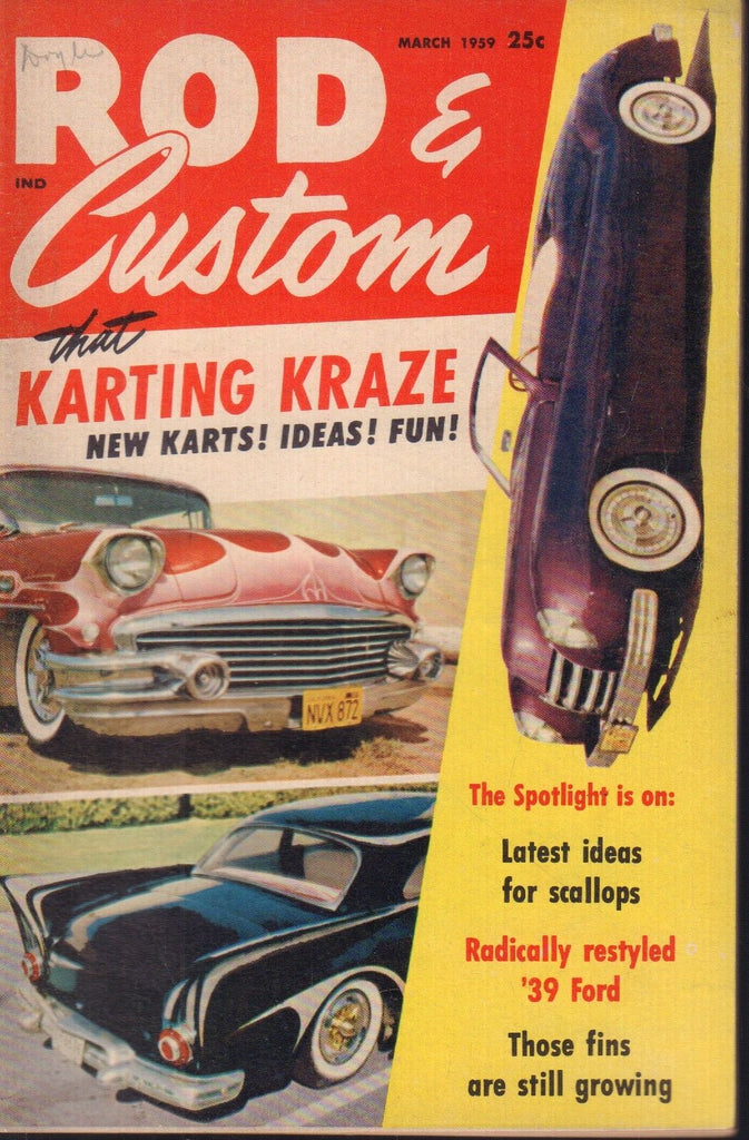 Rod & Custom March 1959 Karting Kraze 091118AME