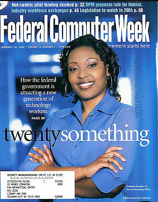Federal Computer Week Magazine January 26 2004 Shukeshia Herndon FAA 031416jhe