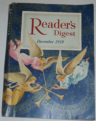 Reader's Digest Magazine Pontiac And Angels December 1959 120614R